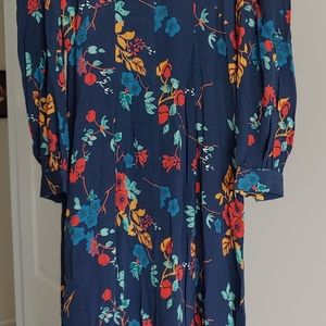SEA New York "Mari" Floral Long Sleeve Maxi 00